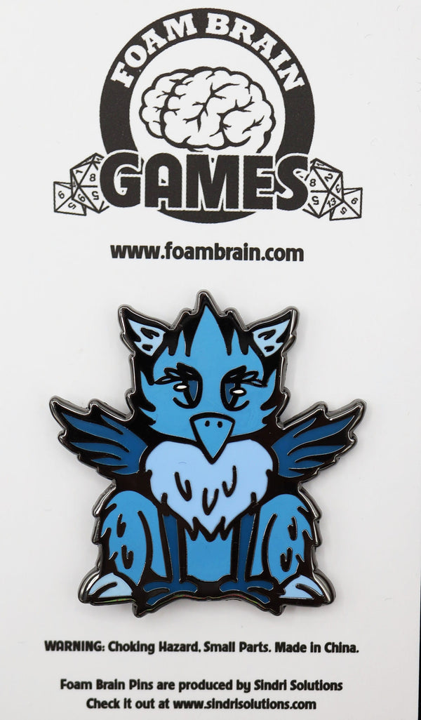 Monster Index Pin - HippoGriff Enamel Pin Foam Brain Games