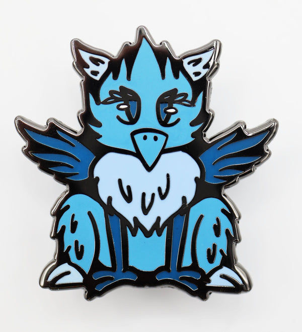 Monster Index Pin - HippoGriff Enamel Pin Foam Brain Games