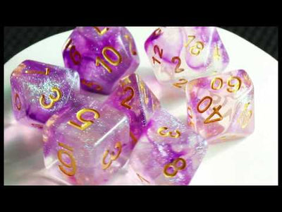 Electric Iris RPG Dice Set