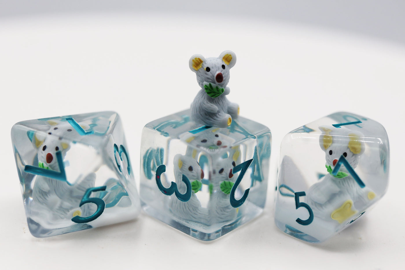 Koala RPG Dice Set Plastic Dice Foam Brain Games