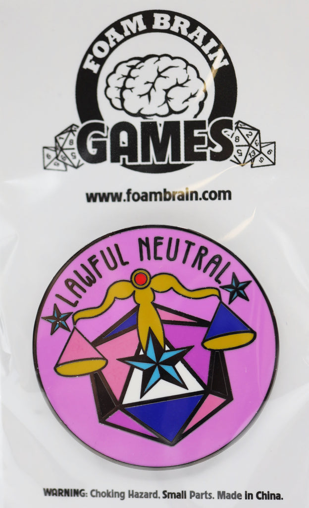 Pride Flag Alignment Pin: Genderfluid Enamel Pin Foam Brain Games