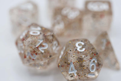 Little Stars RPG Dice Set Plastic Dice Foam Brain Games