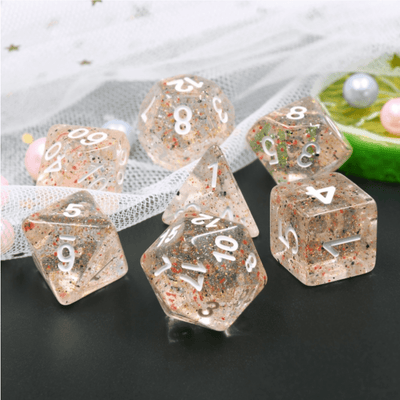 Little Stars RPG Dice Set Plastic Dice Foam Brain Games