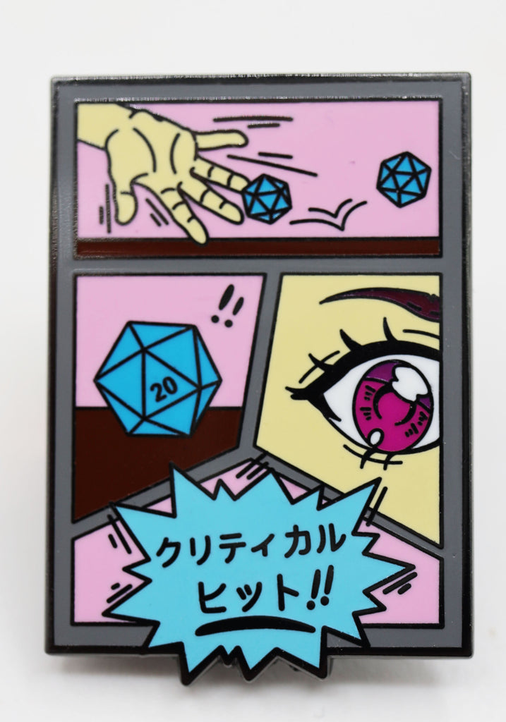 Pin Bazaar: Manga Panel Pin  (Anime NYC 2021) Enamel Pin Foam Brain Games