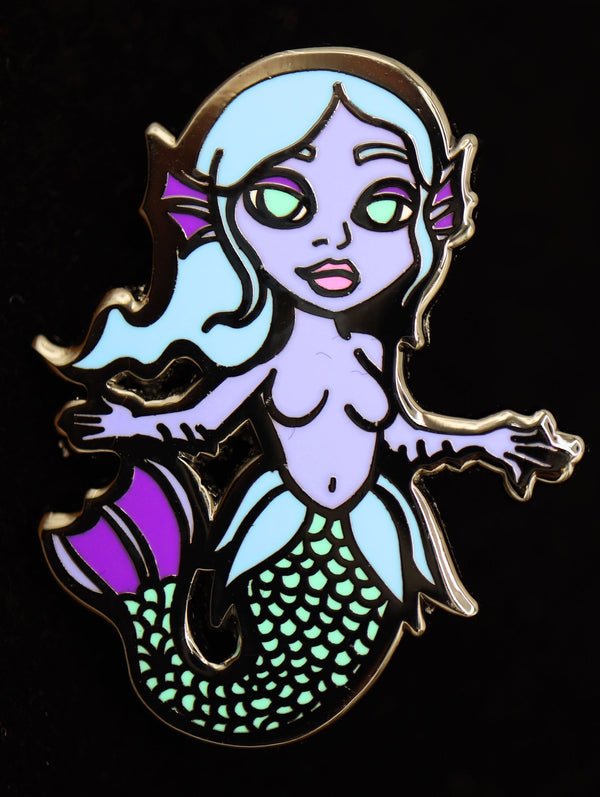 Monster Index Pin - Merfolk Enamel Pin Foam Brain Games
