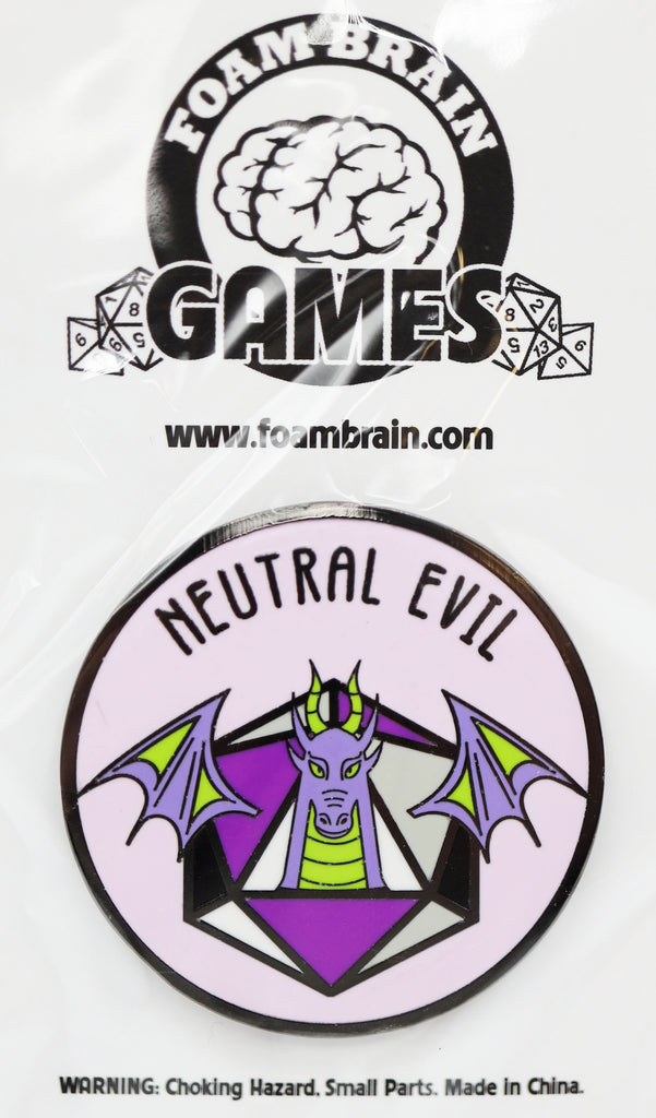 Pride Flag Alignment Pin: Asexual Enamel Pin Foam Brain Games