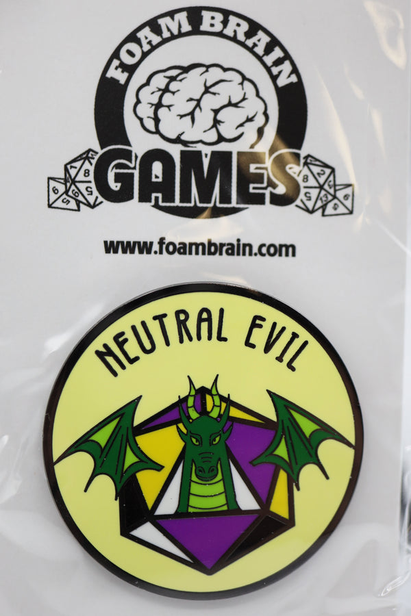 Pride Flag Alignment Pin: Nonbinary Enamel Pin Foam Brain Games