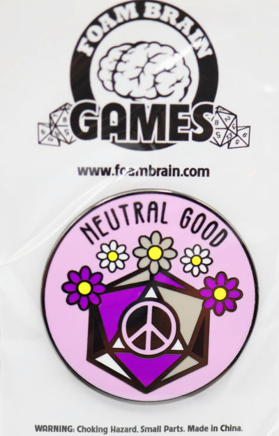 Pride Flag Alignment Pin: Asexual Enamel Pin Foam Brain Games