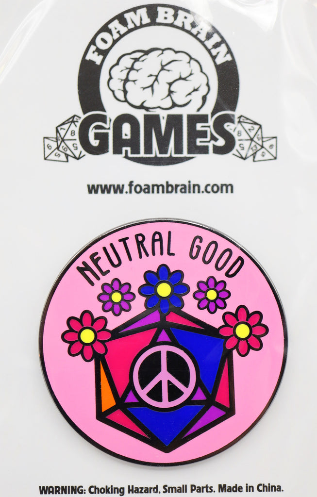 Pride Flag Alignment Pin: Bisexual Enamel Pin Foam Brain Games