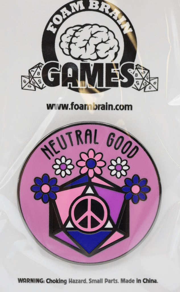 Pride Flag Alignment Pin: Genderfluid Enamel Pin Foam Brain Games