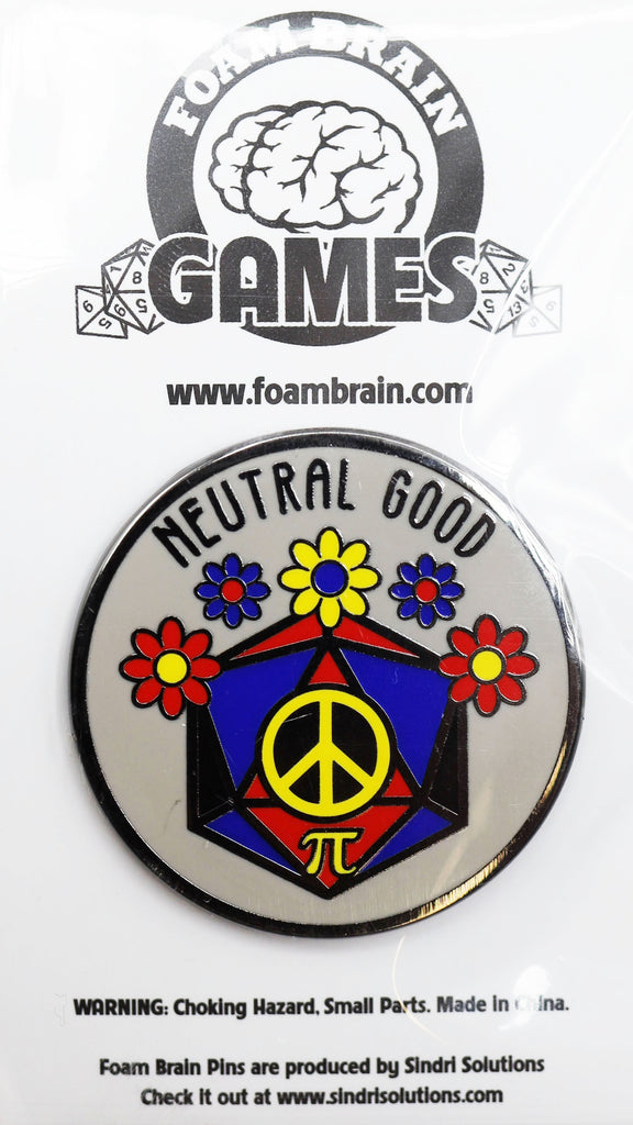 Pride Flag Alignment Pin: Polyamorous Enamel Pin Foam Brain Games