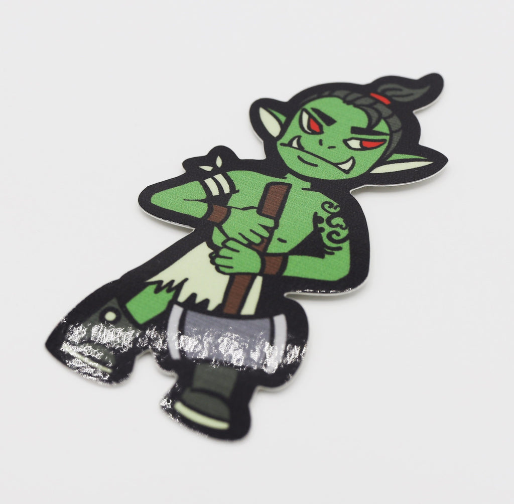 Monster Index Sticker: Orc Stickers Foam Brain Games