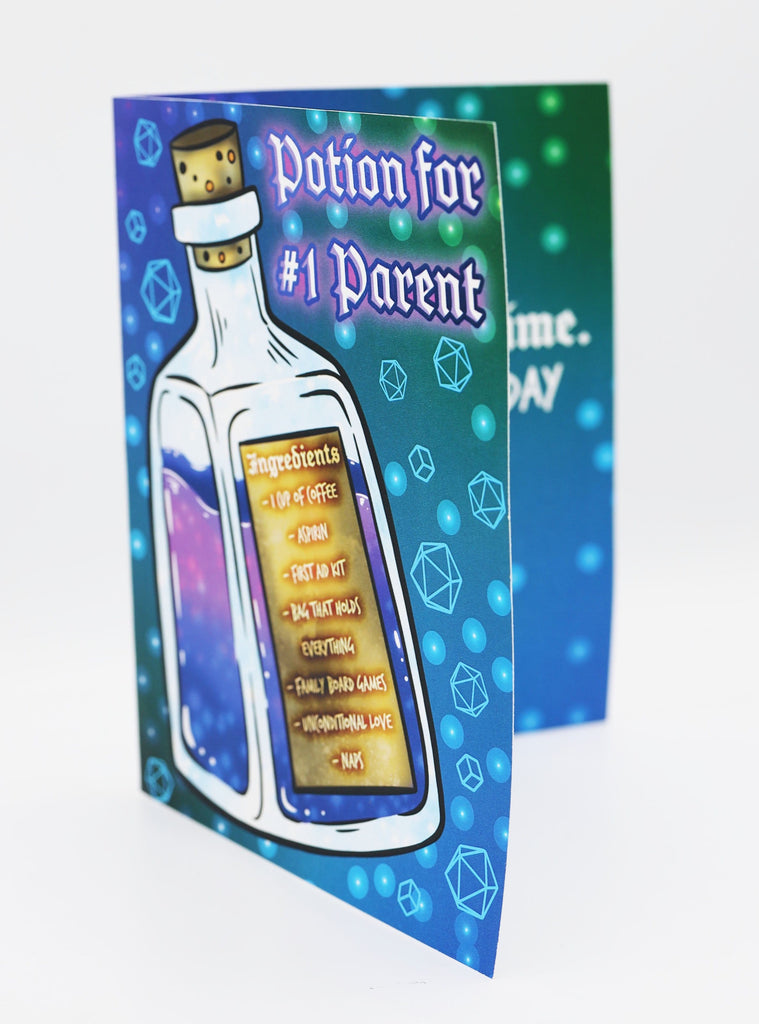 Parents Day Card - Potion Greeting Card Foam Brain Games