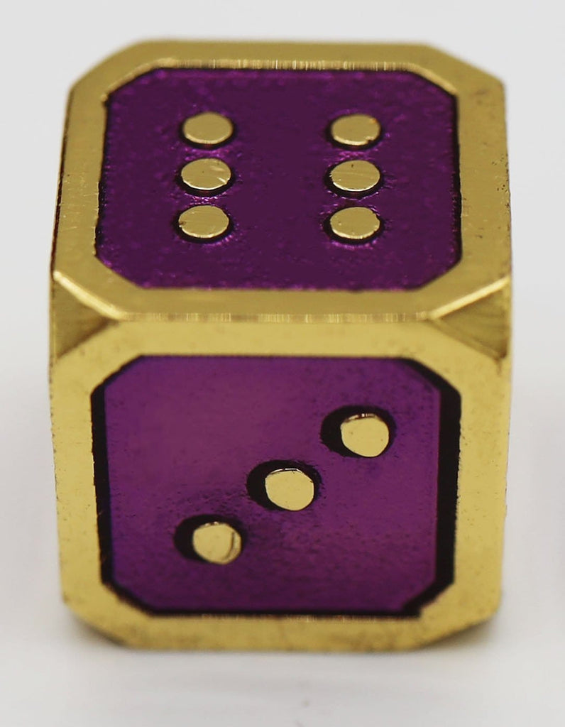 12mm Metal Pip D6 Dice Metal Dice Foam Brain Games
