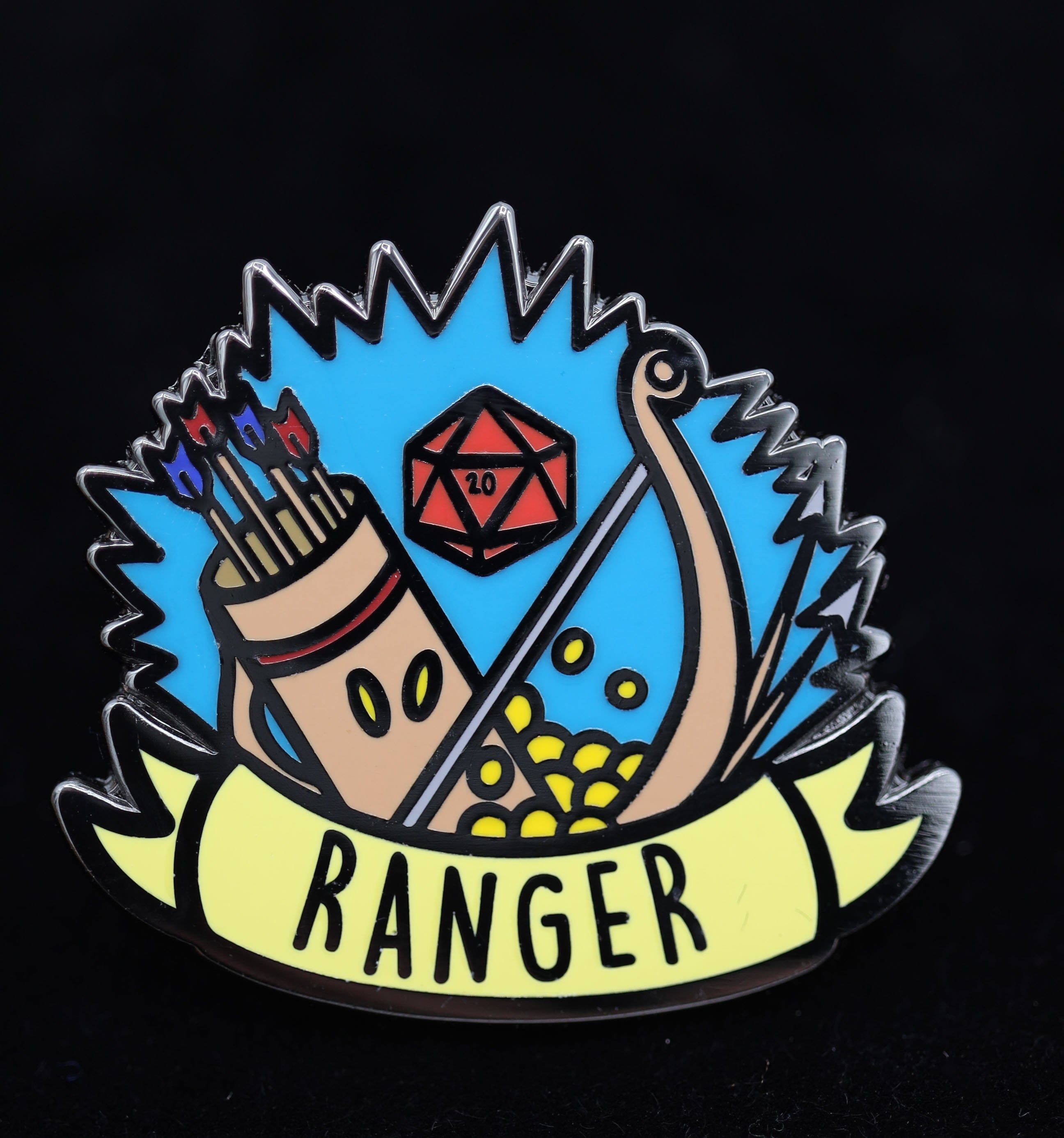 Web Ranger Pin Banner Class Pin - Ranger – Foam Brain Games