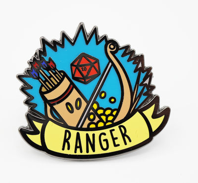 Banner Class Pin - Ranger Enamel Pin Foam Brain Games
