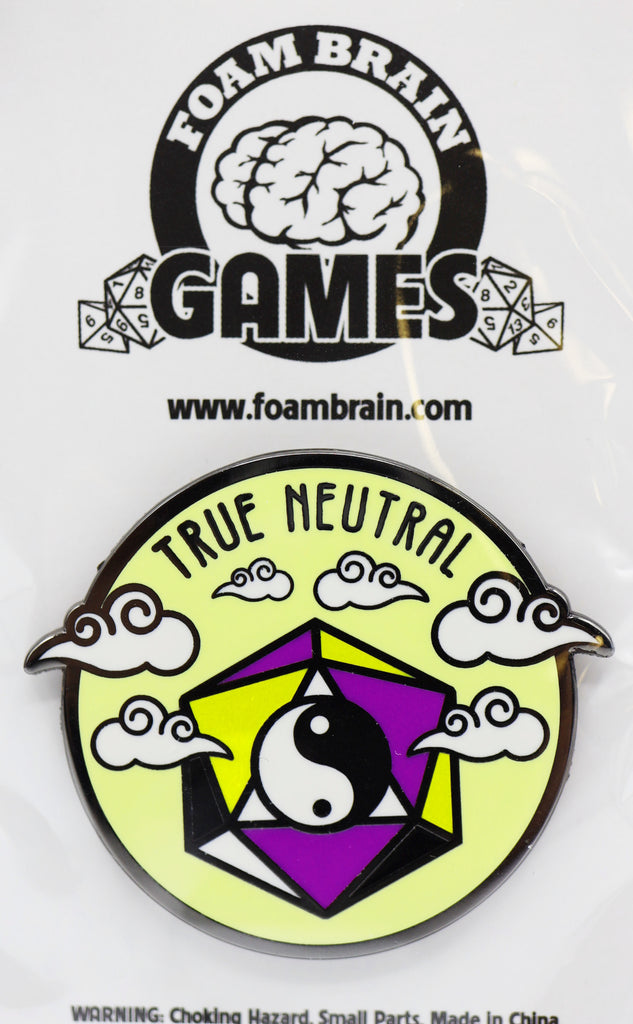 Pride Flag Alignment Pin: Nonbinary Enamel Pin Foam Brain Games